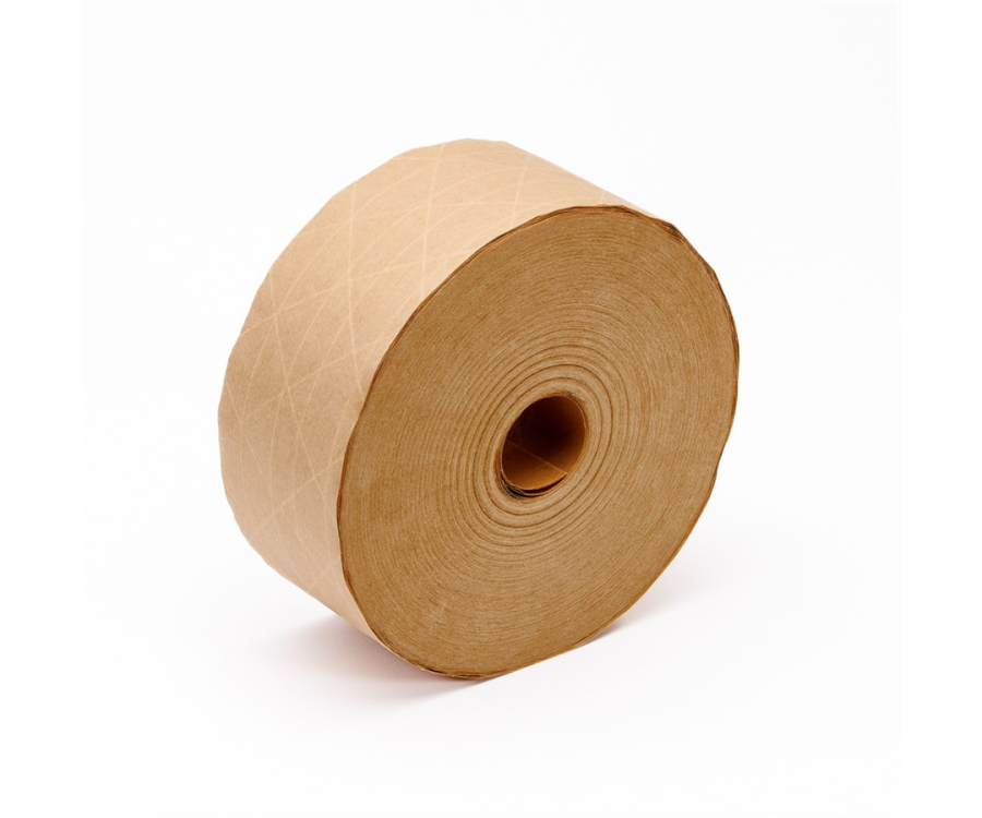 TUFflex® 73.1-lbs Natural Reinforced Carton Sealing Tape Roll (70 mm. x 500 ft., 6 Rolls/Case)